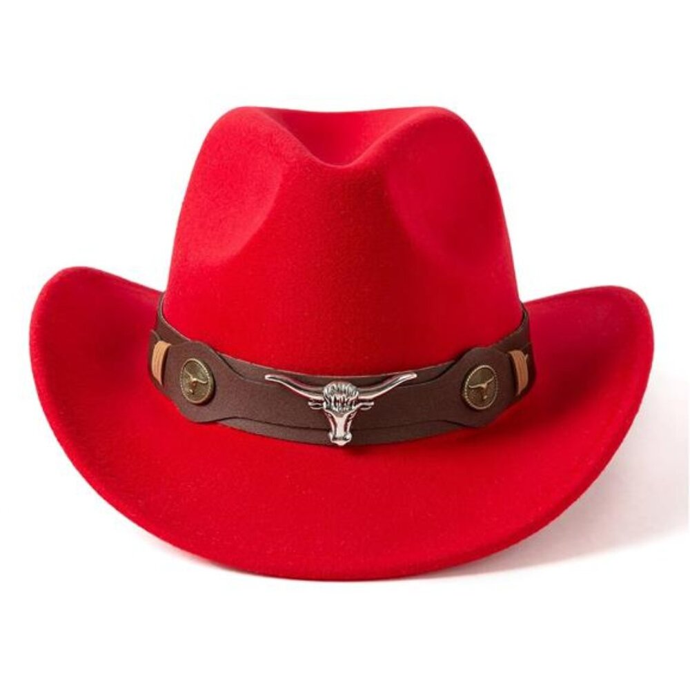 Gossifan Classic Womens Western Cowboy Cowgirl Hats with Wide Belt
